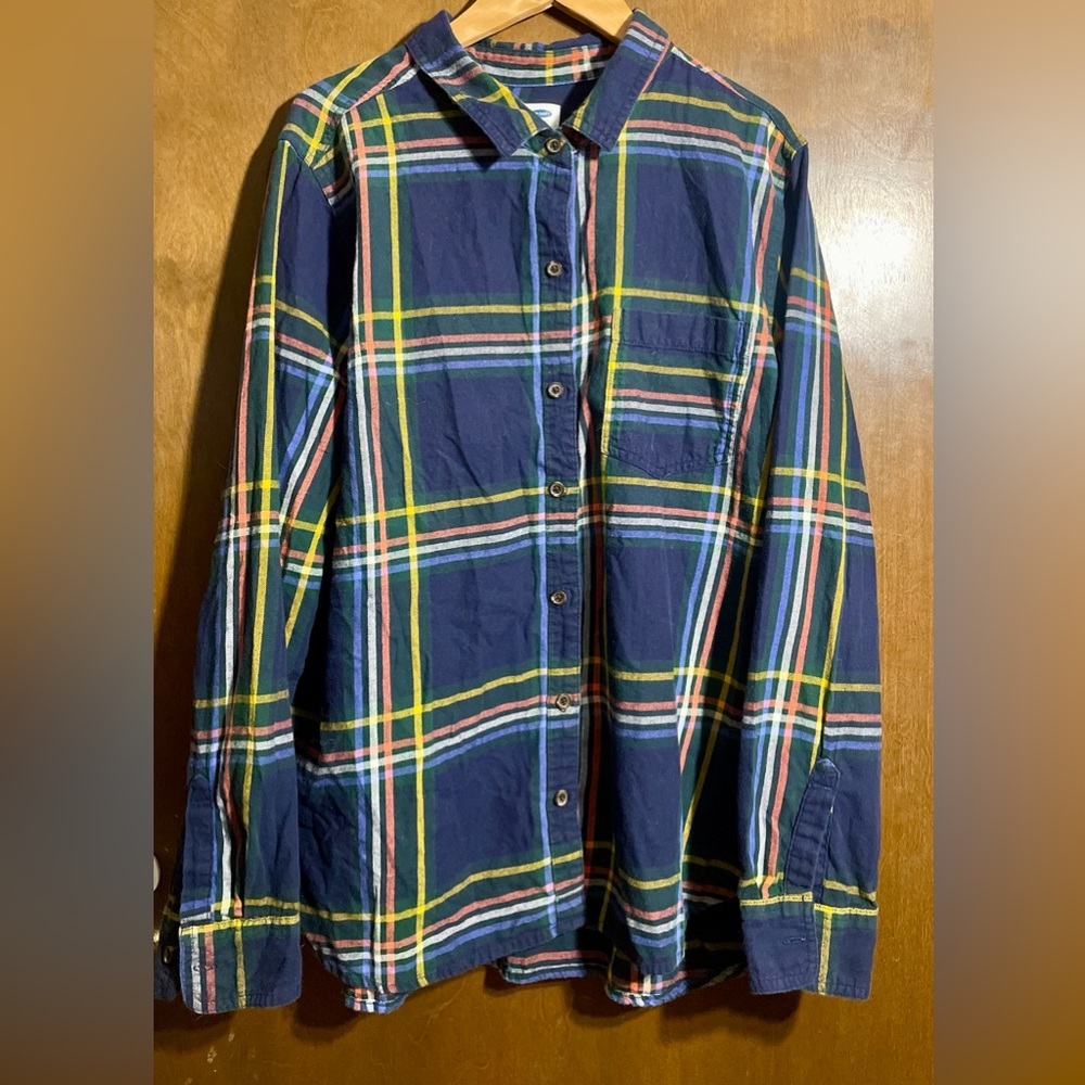 Old Navy Multicolor Striped Shirt